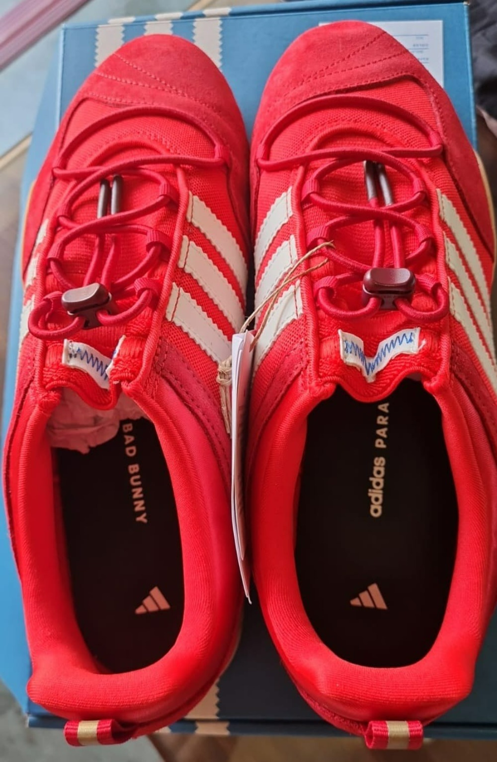 Bad Bunny x adidas Ballerina Vivid Red Chalk White — 39, Novo