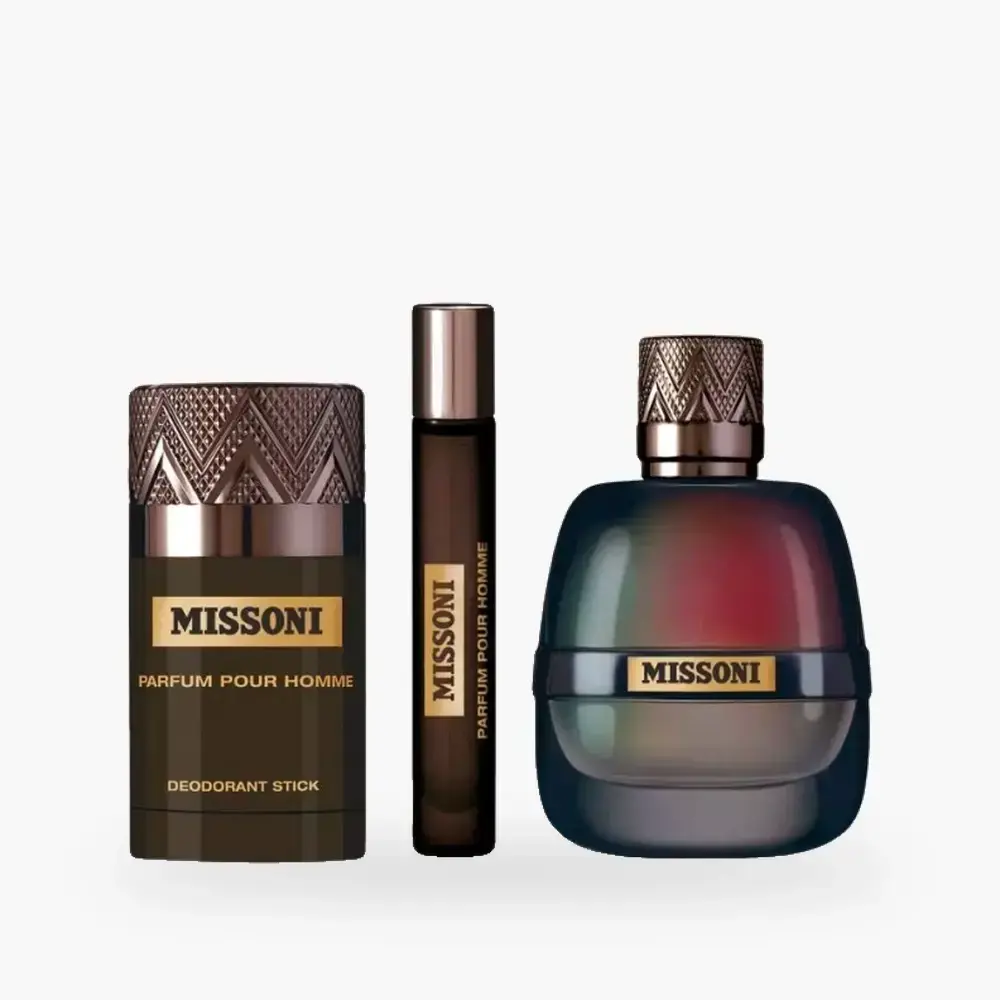 Kit Parfum Pour Homme (Desodorante 75ml + Caneta EDP 10ml + EDP 100ml) — 75ML X 10ML X 100ML