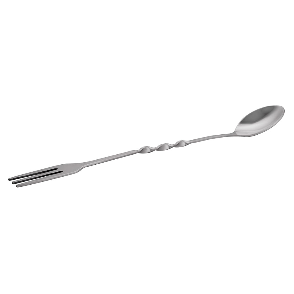 Colher Bailarina Com Garfo Tridente Aço Inox 23Cm - Dinasty
