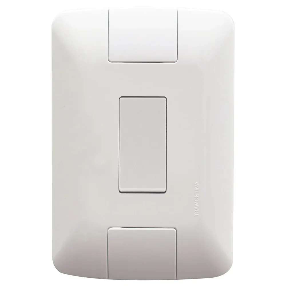 Interruptor Simples Aria 6A Branco 4x2 250V Tramontina