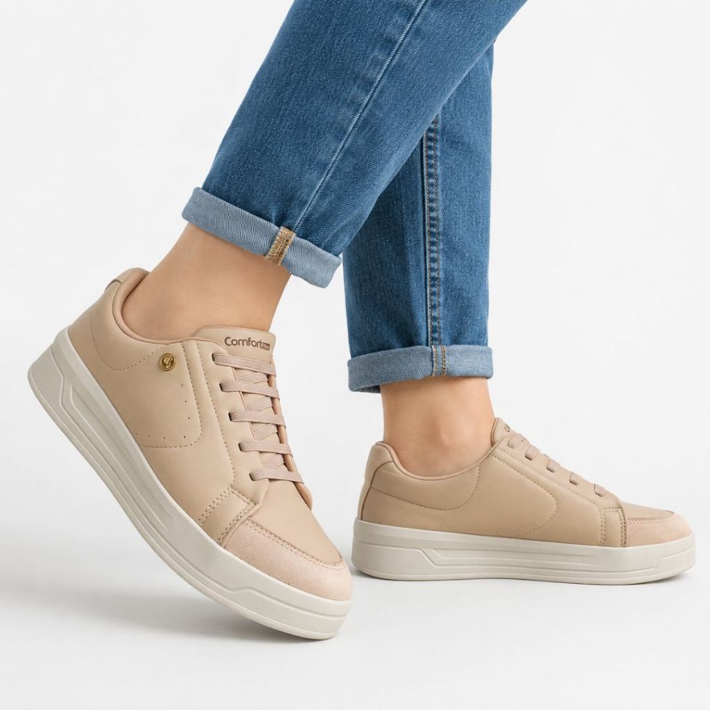 Tênis Feminino Ajuste Elástico Comfortflex 2667402