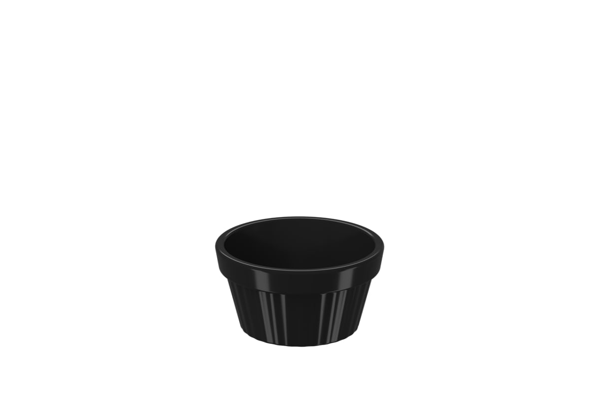 Ramekin 30ml Preto Uno Coza 5,5 x 2,7 cm Preto
