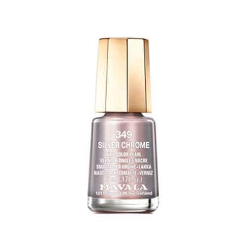 Esmalte Mavala Mini Color 5ml — 349 - Silver Chrome