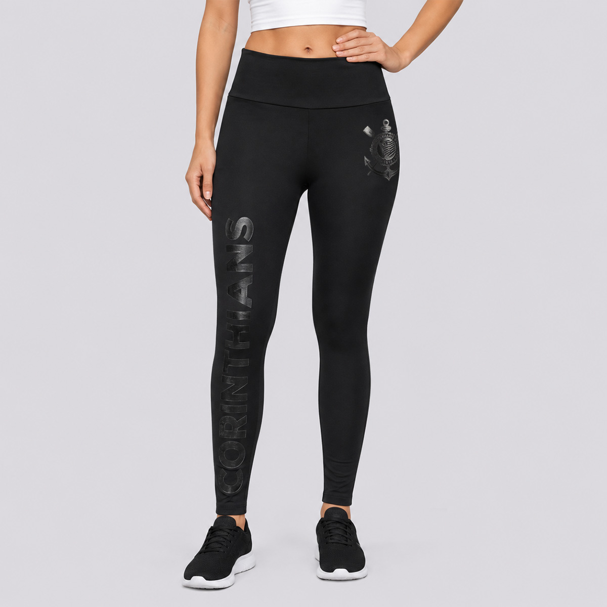 Calça Legging I Corinthians Feminina Preta