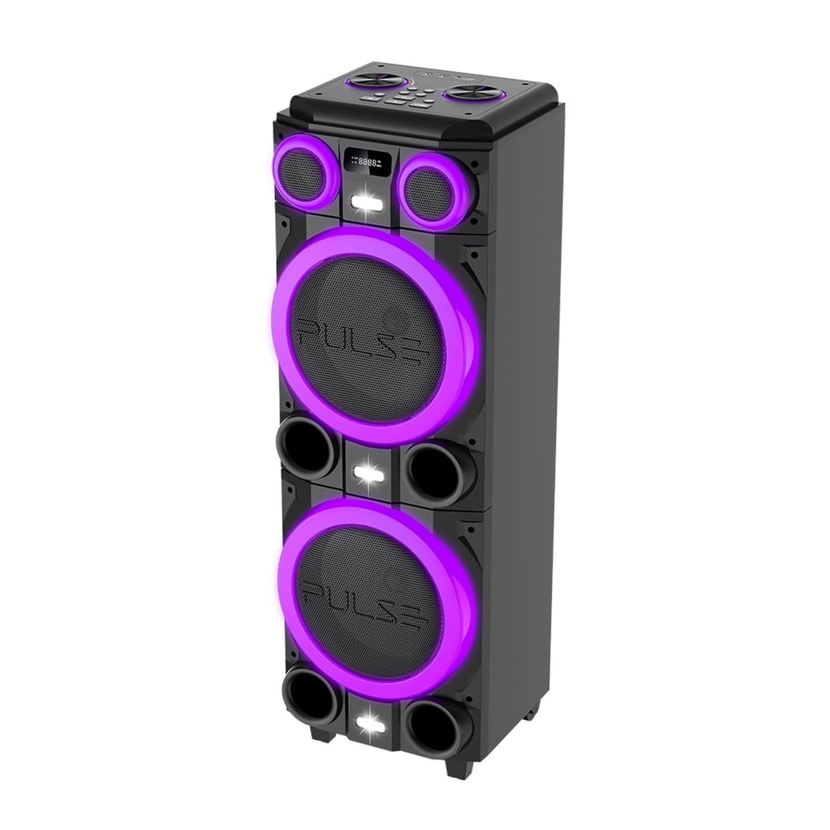 Foto 3 de Torre de Som Pulse SP518 2000W RMS Bluetooth TWS LED Duplo Bivolt