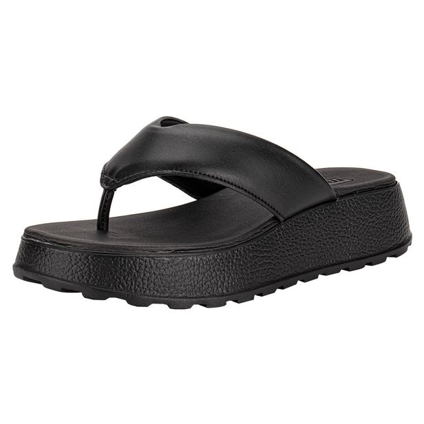 Tamanco Feminino Flat Moleca 5517104 PRETO 34
