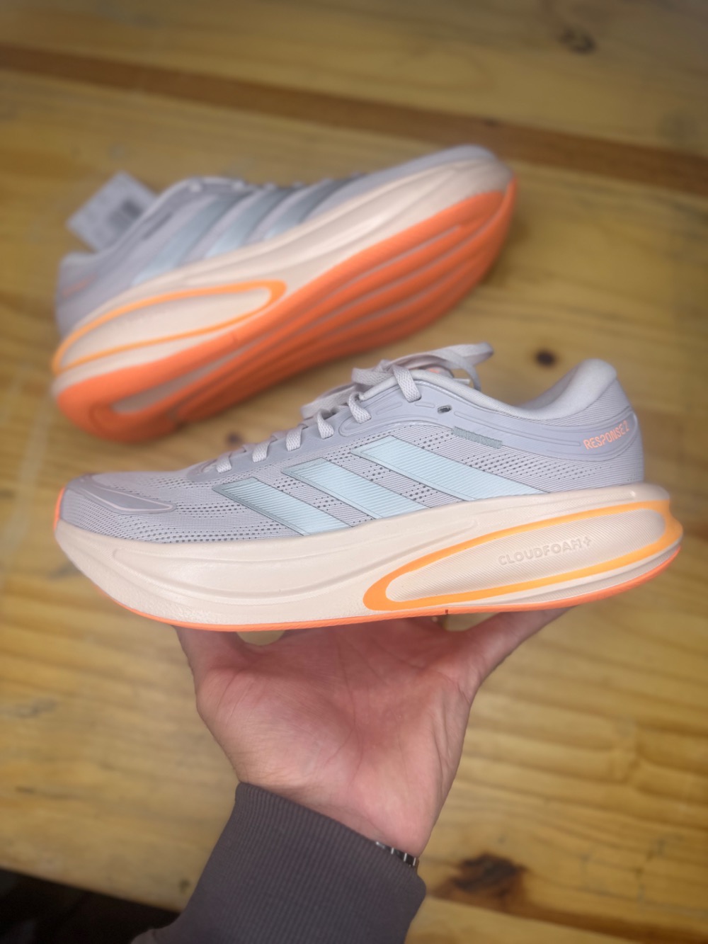 adidas Response 2 Ice Purple Silver Metallic Beam Orange — 39, Novo