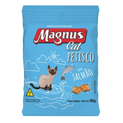 PETISCO MAGNUS CAT SABOR SALMÃO 40G