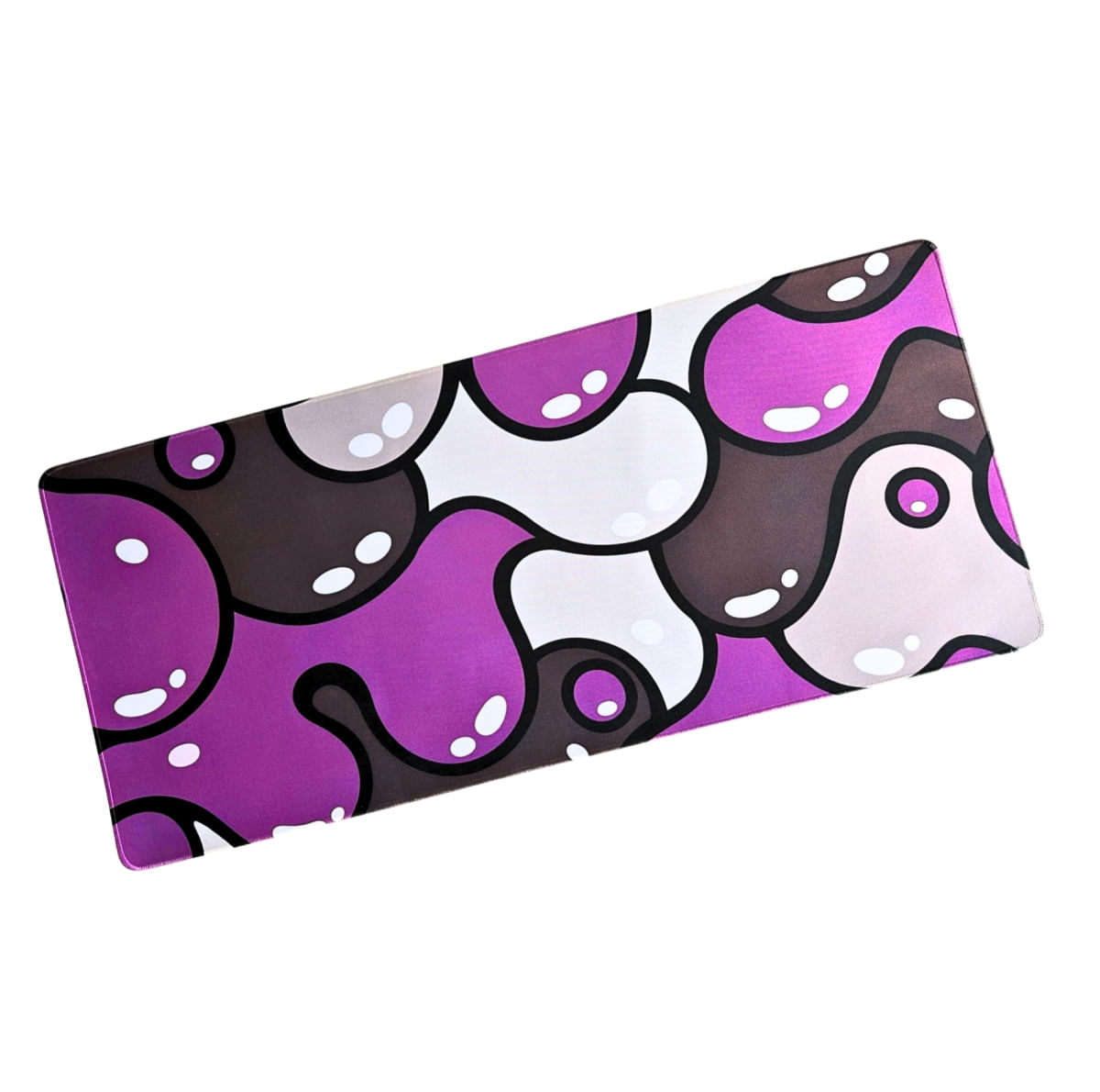 Mousepad Liquid Flow Roxo - 900x400mm Borracha 3mm