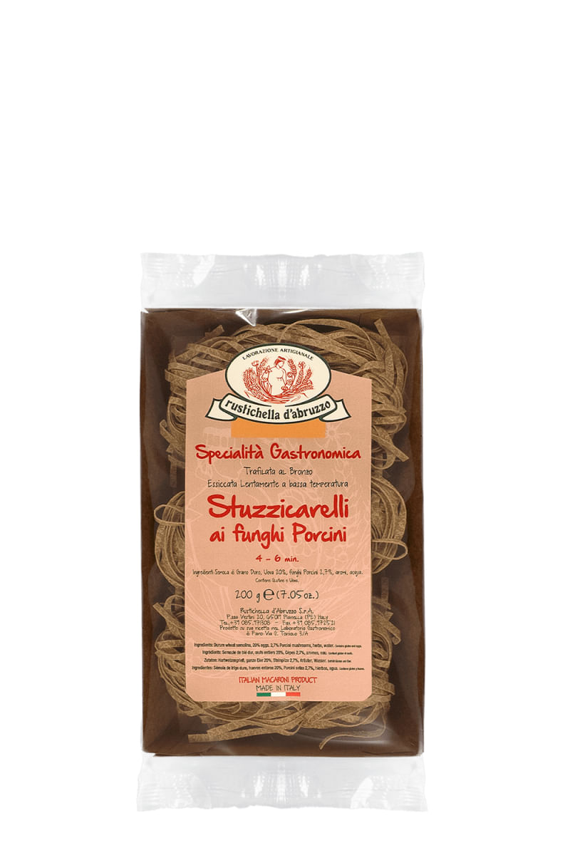 Stuzzicarelli Com Funghi Porcini All Uovo Italiano 200G Rustichella