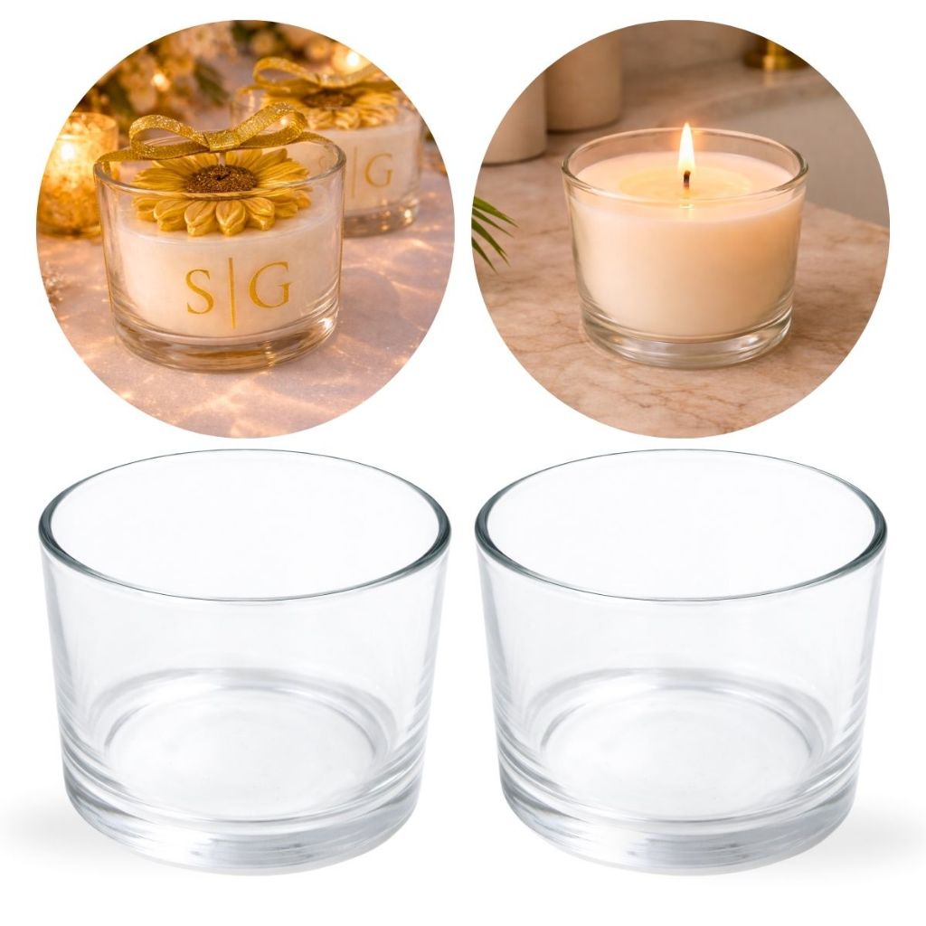 Copo de Vidro Para Velas Decoração ou Patê 156ml