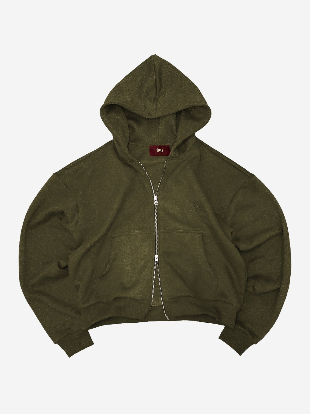 Moletom Fati Studios Perfect Double Zip Army — P / M / G / XG, Novo