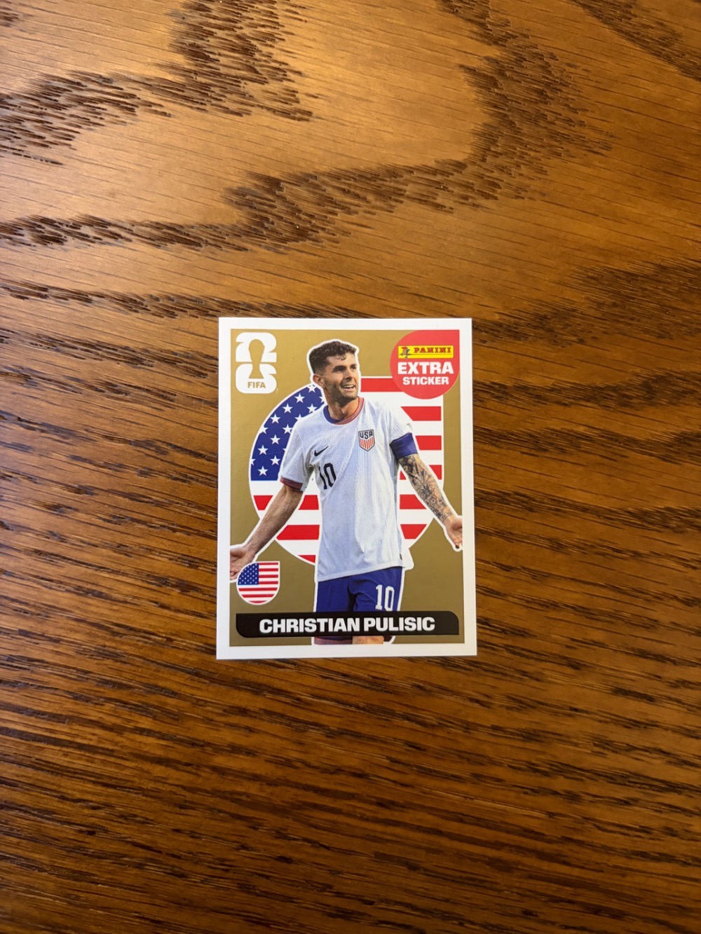 Figurinha Panini Christian Pulisic Legend Ouro FIFA World Cup 2026 — Único, Novo