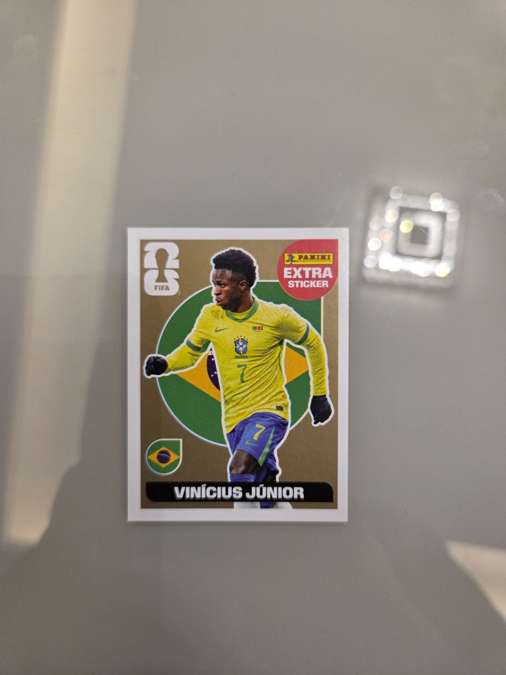 Figurinha Panini Vini Jr Legend Ouro FIFA World Cup 2026 — Único, Novo
