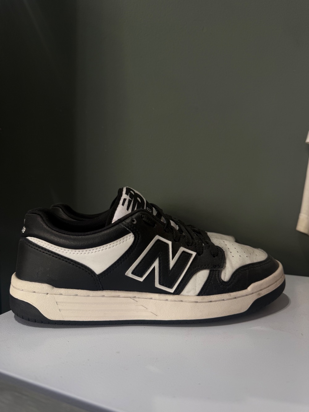 New Balance 480 Low Navy Beige — 37, Usado