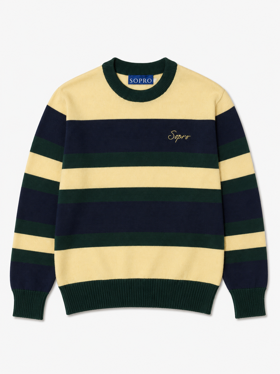 Tricot Cropped Sopro Formação Completa Yellow — PP / P / M / G / XG, Novo