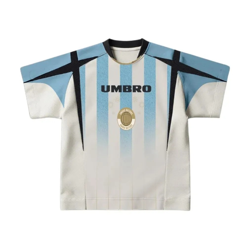 Camiseta Umbro UWN El Obelisco Argentina White Light Blue — P / M / G / XG, Novo