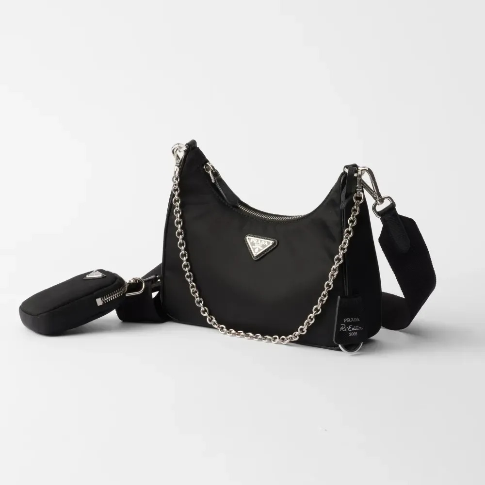 Bolsa Prada Re-Nylon Re-Edition 2005 Black — Único, Novo