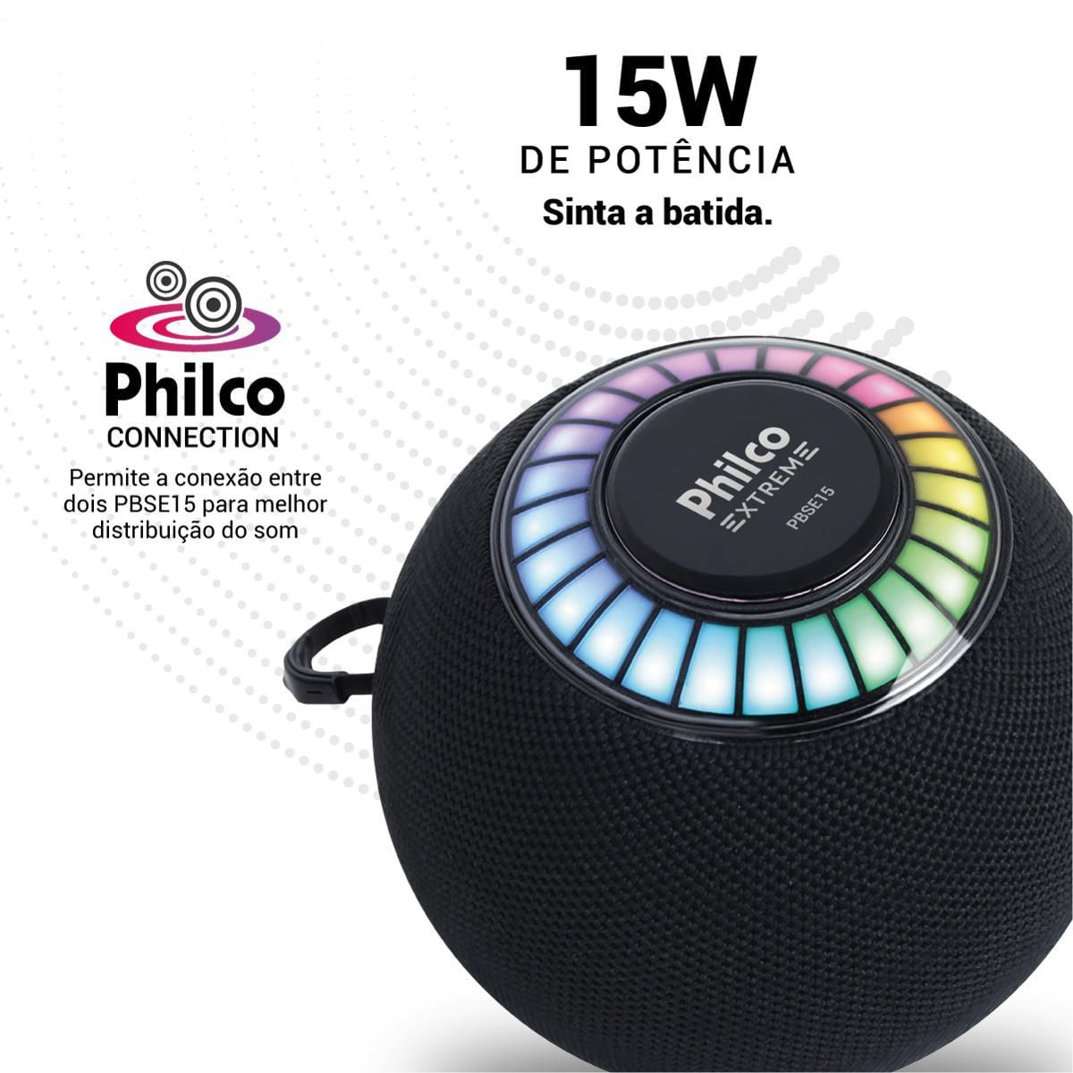 Foto 3 de Caixa de Som Speaker Philco Extreme 15W PBSE15 Bivolt