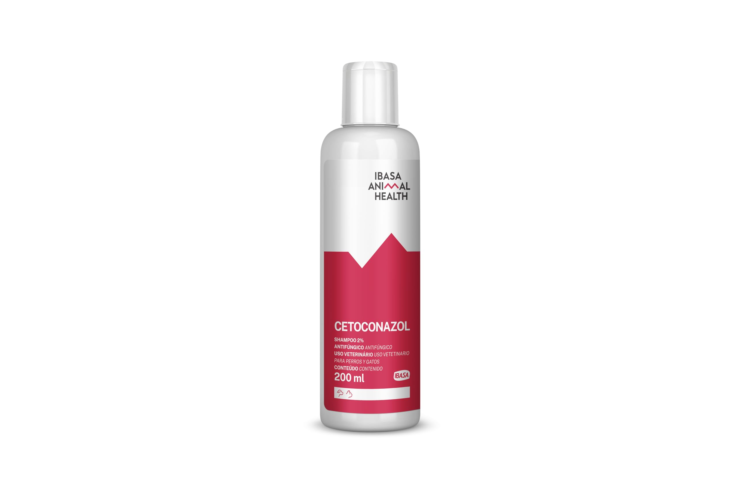 Ibasa Shampoo Antifúngico Cetoconazol Para Cães E Gatos 200Ml
