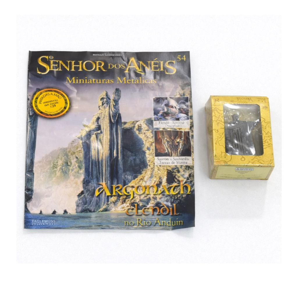 Coleção Senhor Dos Anéis Eaglemoss N54 Argonath Elendil (COLECIONÁVEL)