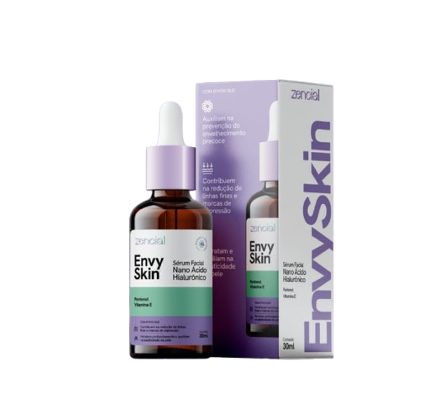 Zencial Sérum Facial Nano Ácido Hialurônico Envy Skin 30ml