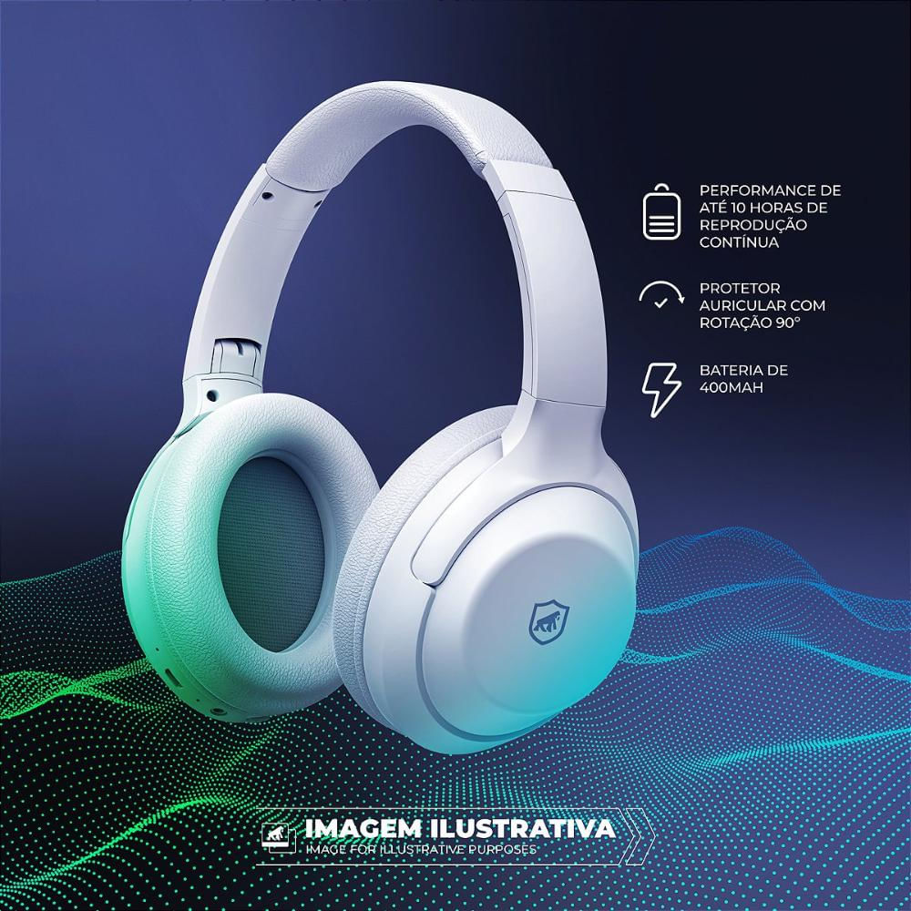 Foto 3 de Headphone Flex - Branco - Gshield