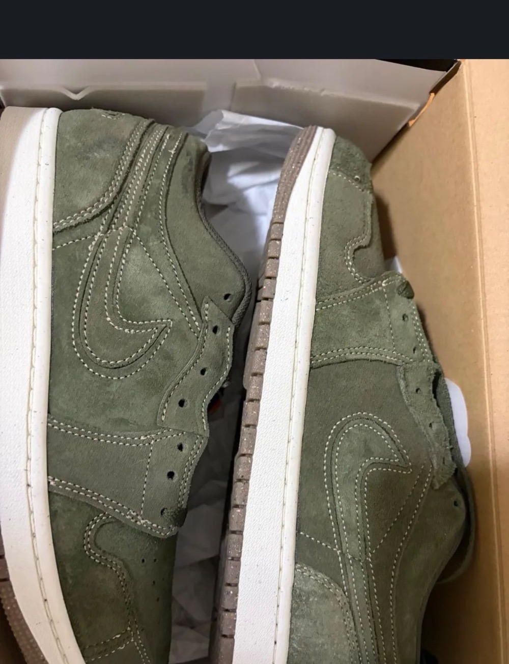Air Jordan 1 Low SE Craft Green — 39 / 40, Novo