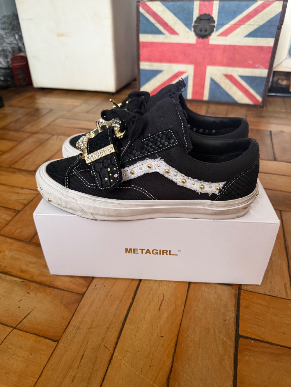 Metagirl x Vans Premium Old Skool 36 MGS Black — 40 / 40.5, Usado