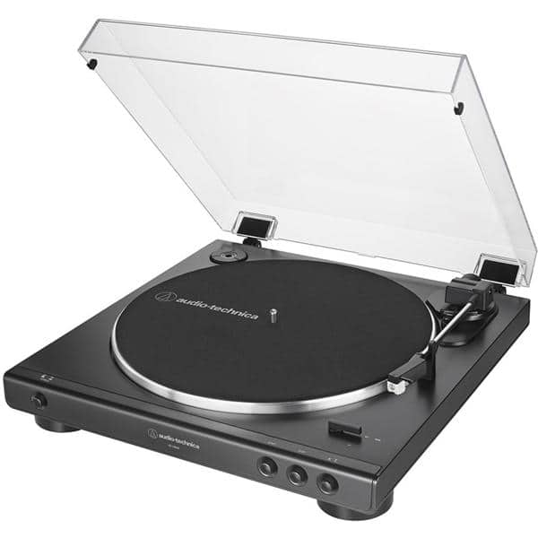 Toca Discos, Bivolt, Automático, AT-LP60X-B, Audiotechnica CX 1 UN
