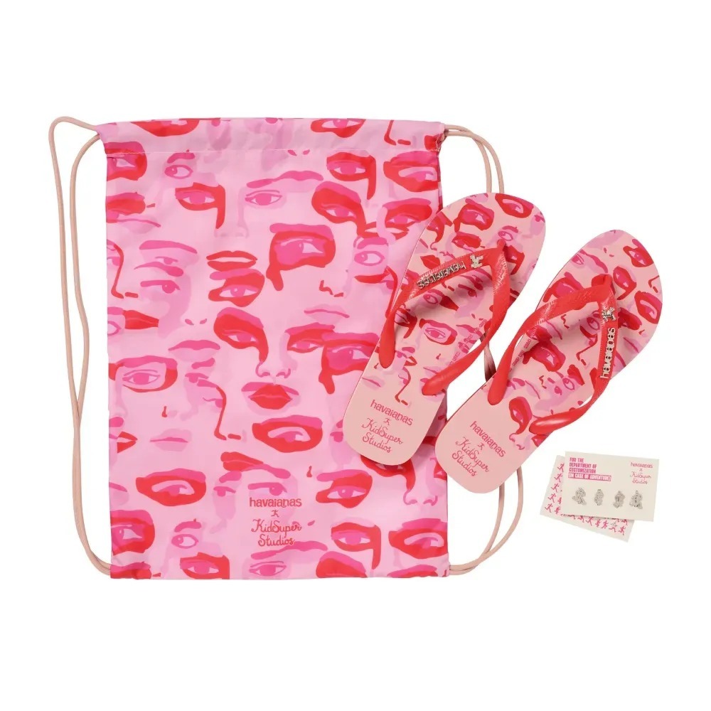 KidSuper x Havaianas Chinelo Top Camo Pink — 44 / 43 / 42 / 41 / 40 / 39 / 38 / 37 / 36, Novo
