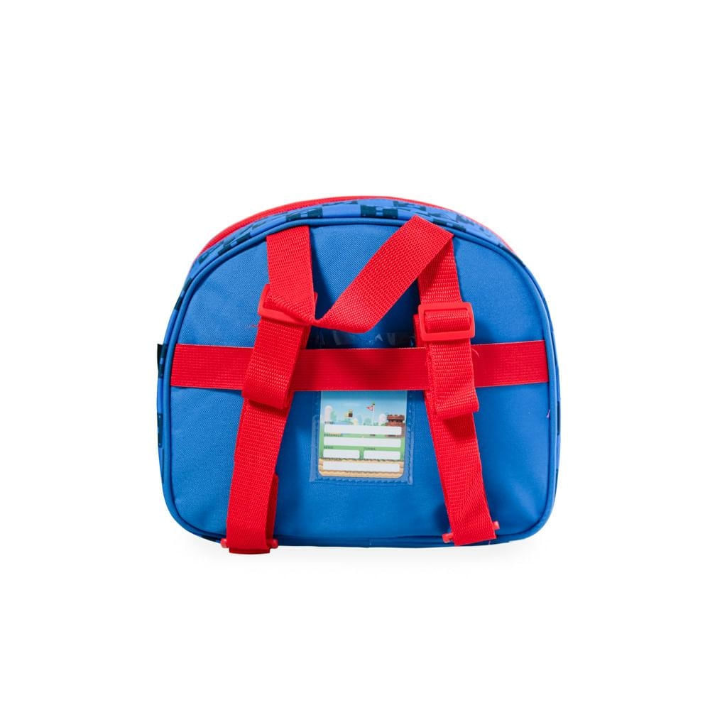 Foto 4 de Lancheira Escolar Masculina Mario Azul U / Azul
