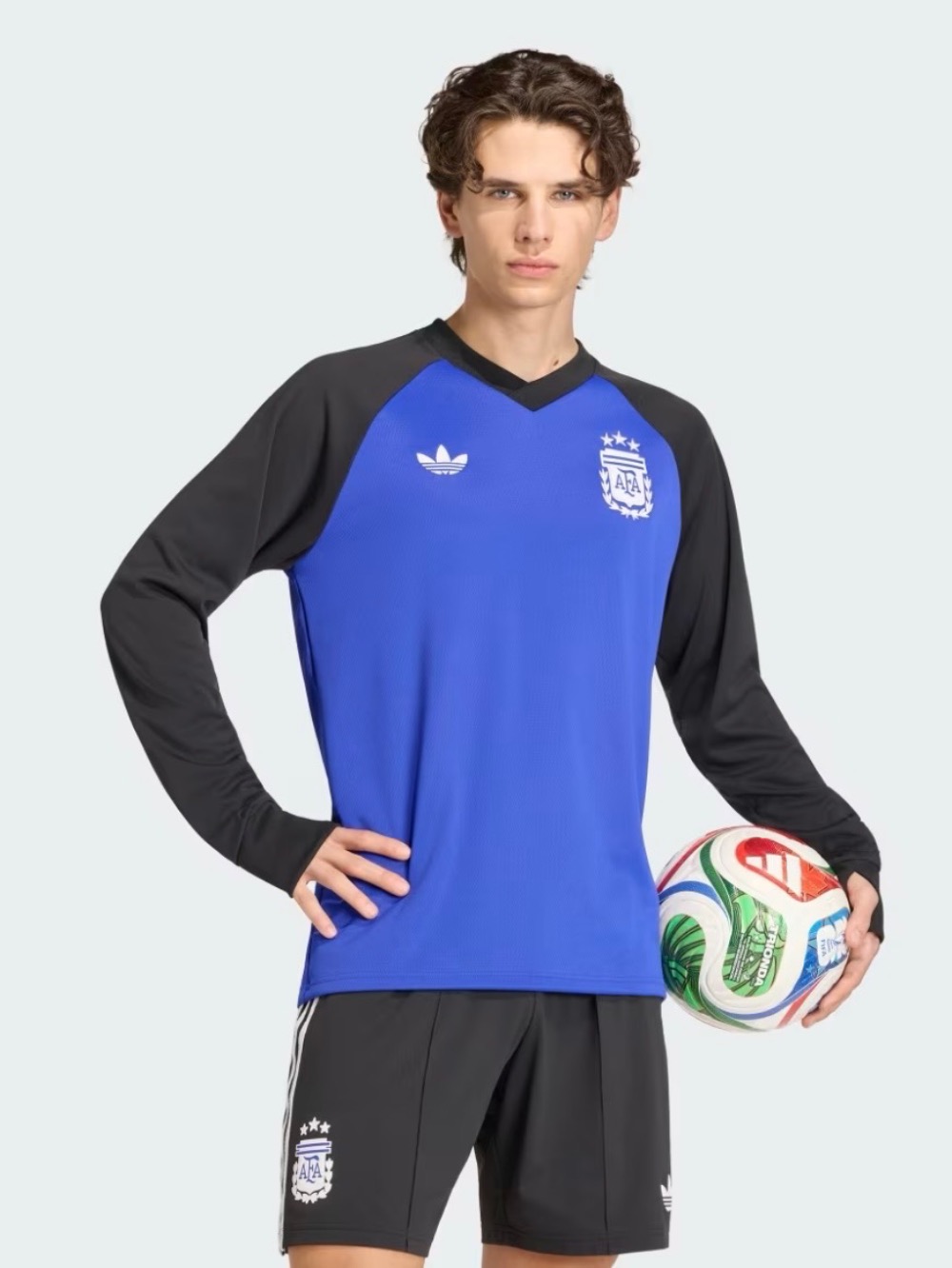Moletom adidas Aquecimento Pré-Jogo II Seleção Argentina 26 Lucid Blue — P / M / G / XG, Novo