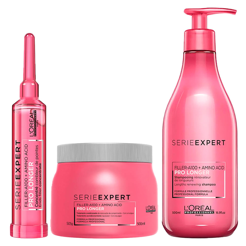 L’Oréal Professionnel Pro Longer Kit - Shampoo + Máscara + Ampola — Kit