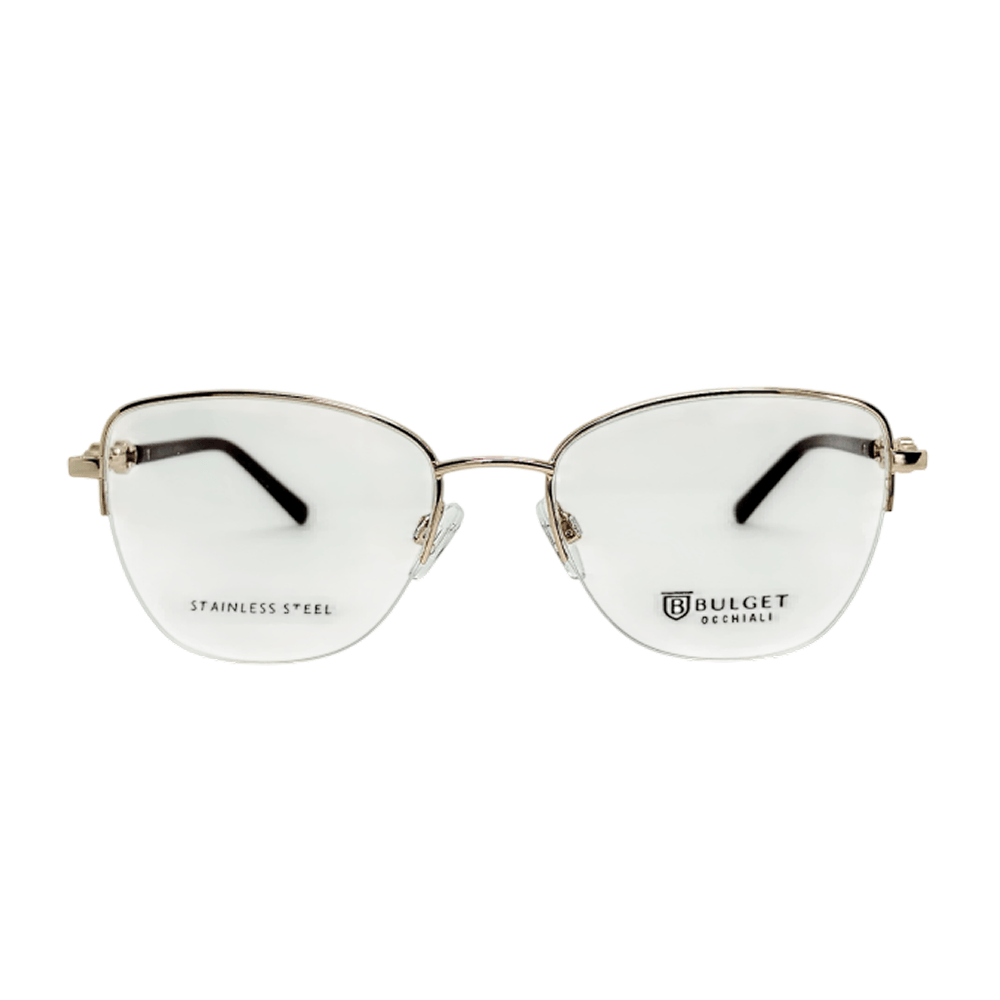 Armação para Óculos de Grau Feminino Bulget BG2182 Dourado Claro