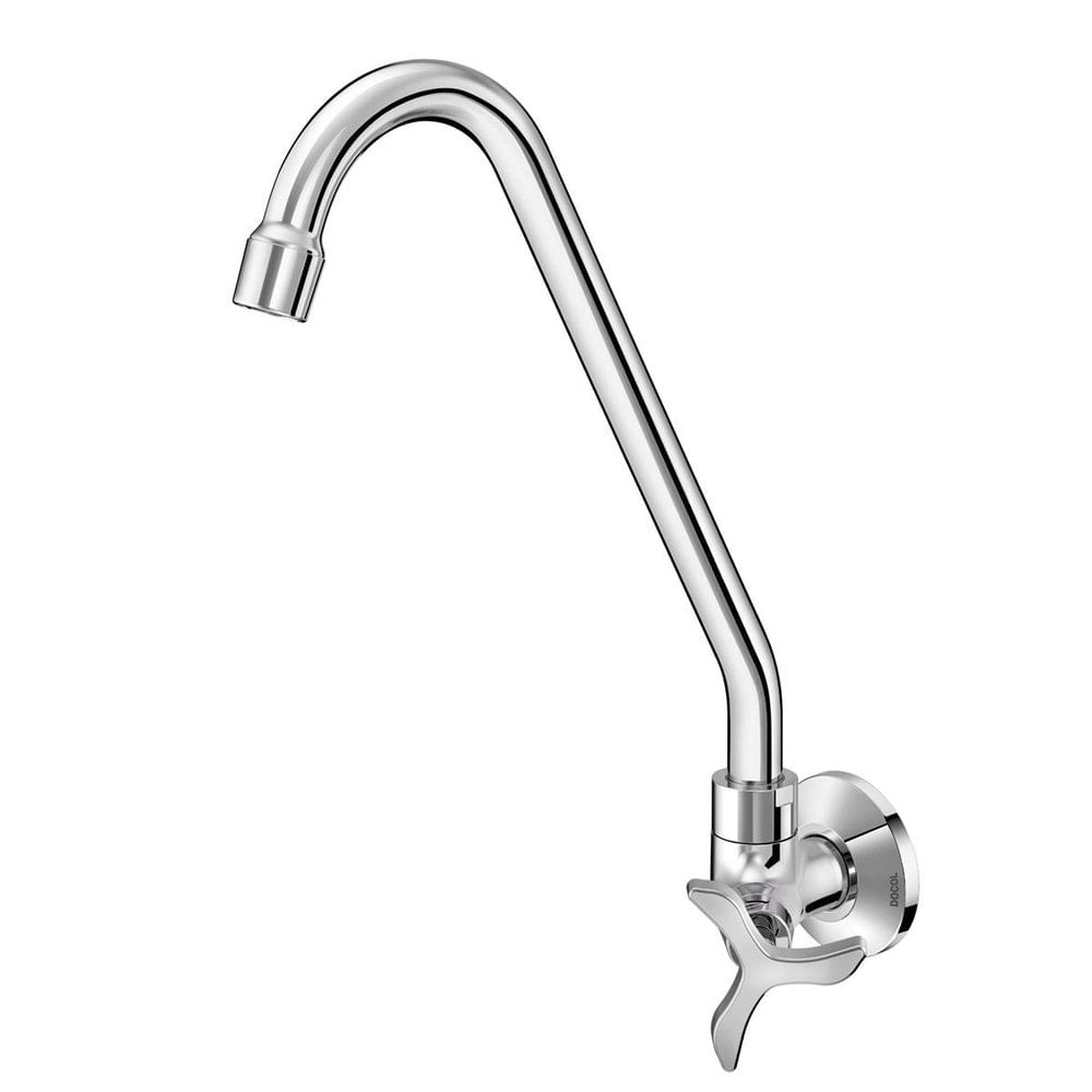 Torneira Para Cozinha De Parede Nova Pertutti Docol