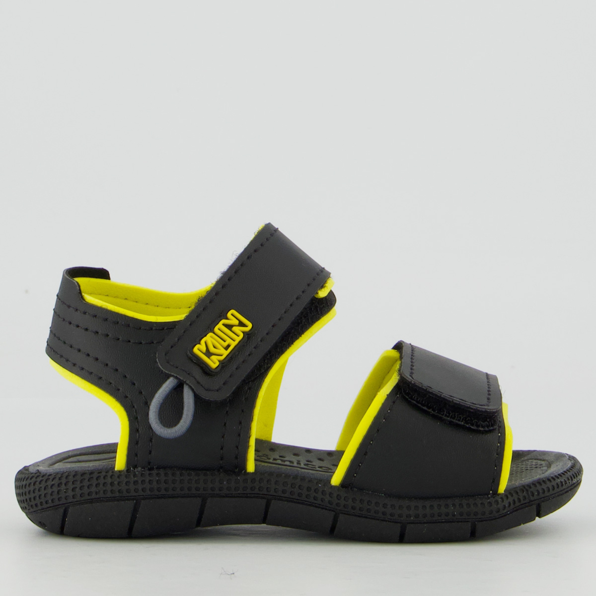 Papete Klin Tic Tac Casual Infantil Preto e Amarela