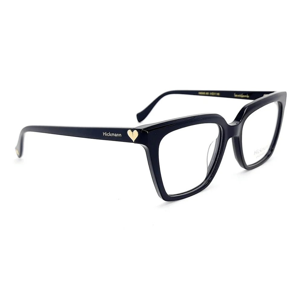 Armação de Óculos de Grau Ana Hickmann HI60048 Feminino Quadrado Acetato Preto
