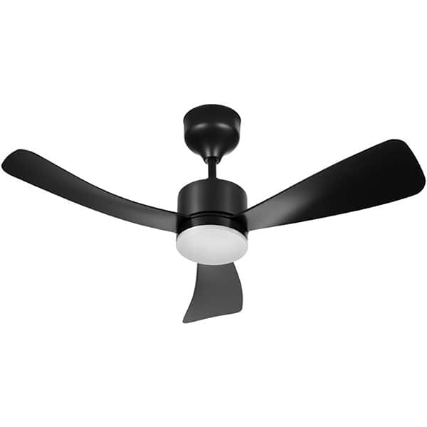Ventilador de Teto Silence Air, Motor 30W, 3 Pás, 6 Velocidades, Led 18W, Preto, Elgin - CX 1 UN