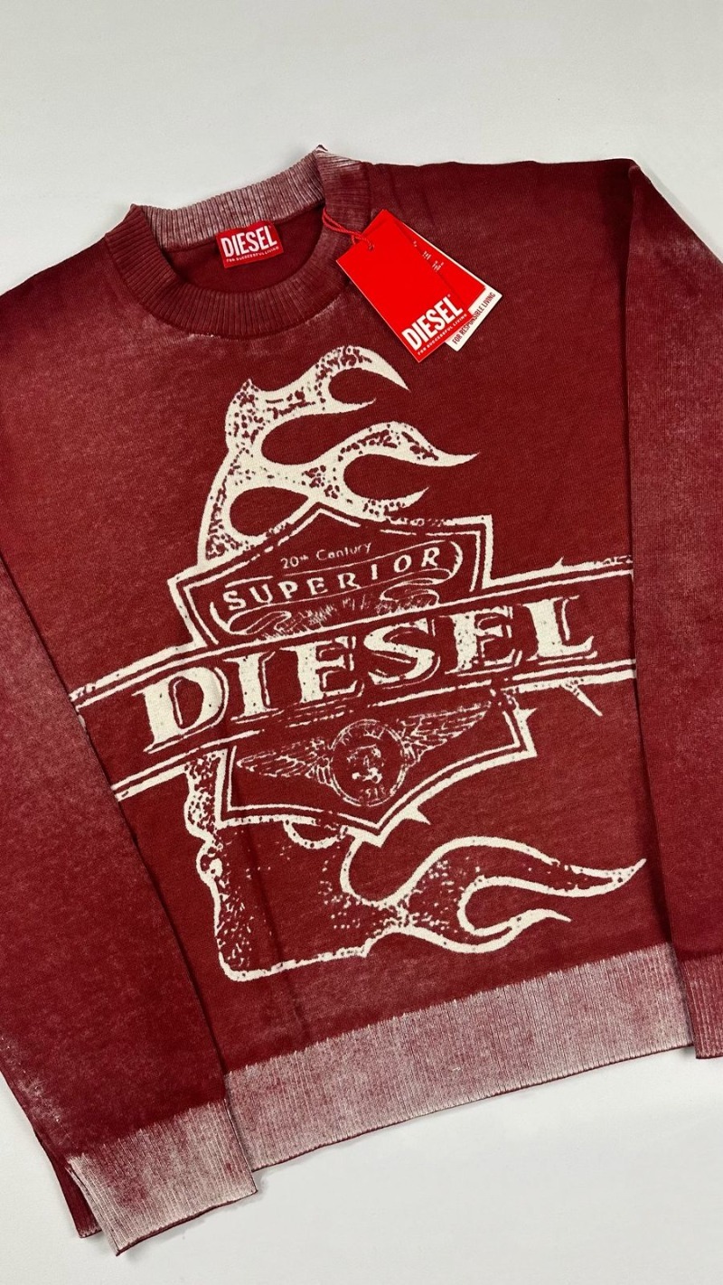 Foto 2 de Suéter Diesel K-BELEZ Red — G, Novo