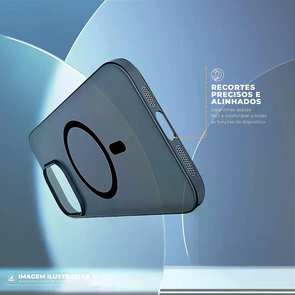 Foto 5 de Capa para iPhone 16 - Crystal Slim Magsafe - NÃO AMARELA - Desert - Gshield