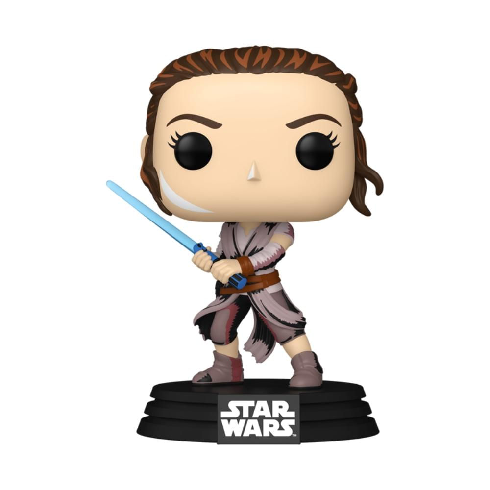 Foto 3 de Boneco Funko Pop! Exclusivo Star Wars - Rey (Retro)