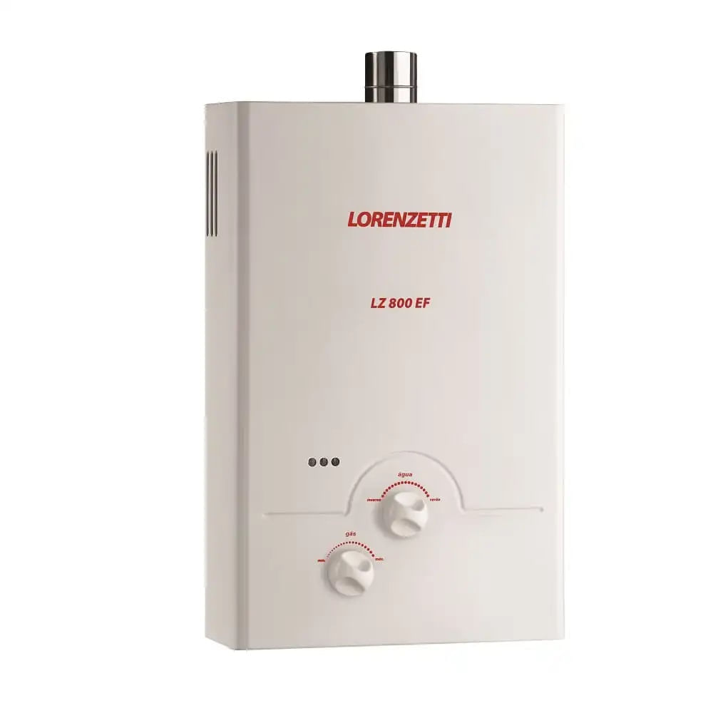 Aquecedor de Água a Gás Lorenzetti 800EF-B GN - Bivolt Bivolt