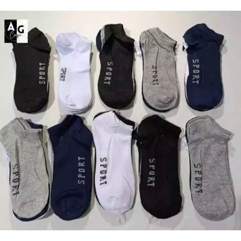 Kit 24 Pares Meia Soquete Cano Curto Algodão