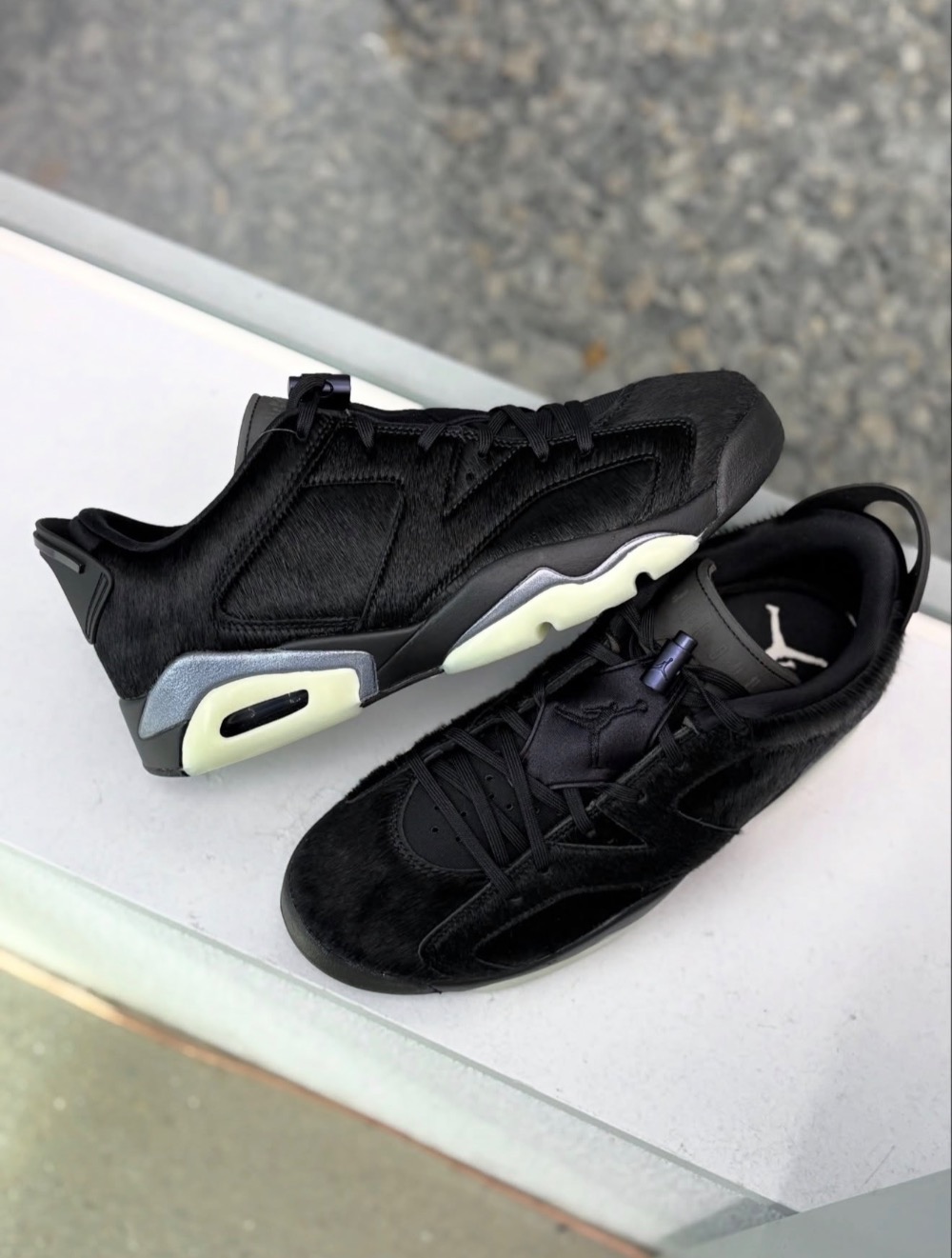 Air Jordan 6 Retro Low Blackout Feminino — 37, Novo