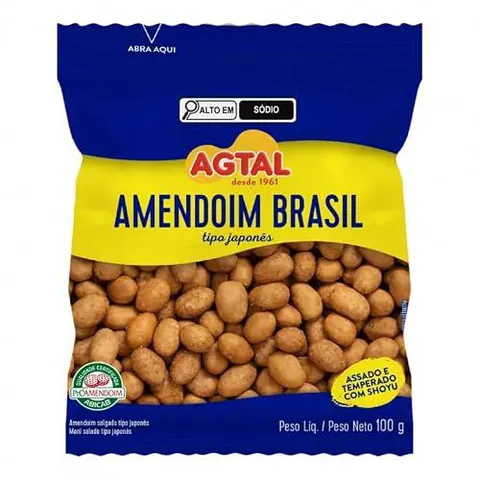 Amendoim Torrado Crocante Tipo Japonês 100g