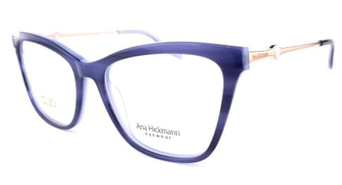 Armação de Óculos de Grau Ana Hickmann, modelo AH60042, cor D01, tamanho 55