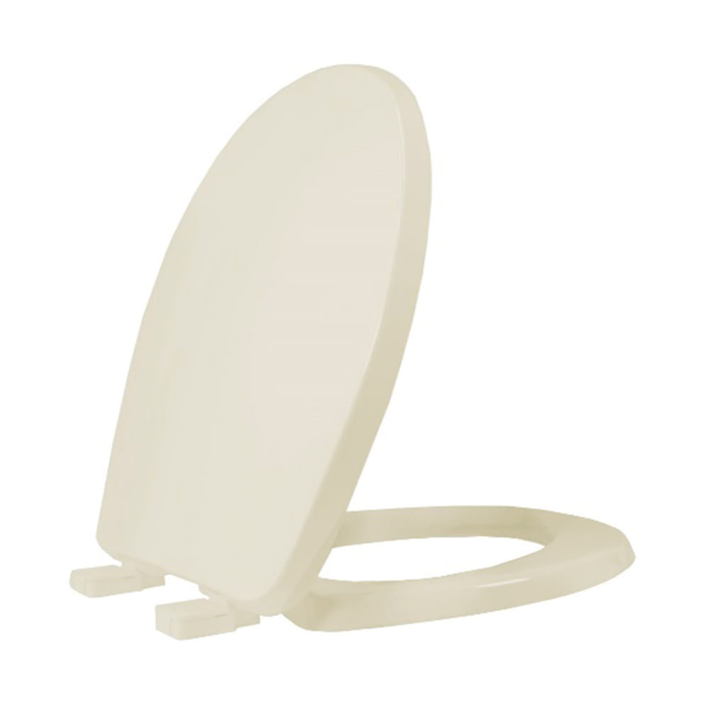 Assento sanitário Tupan Universal Evolution termofixo soft close biscuit
