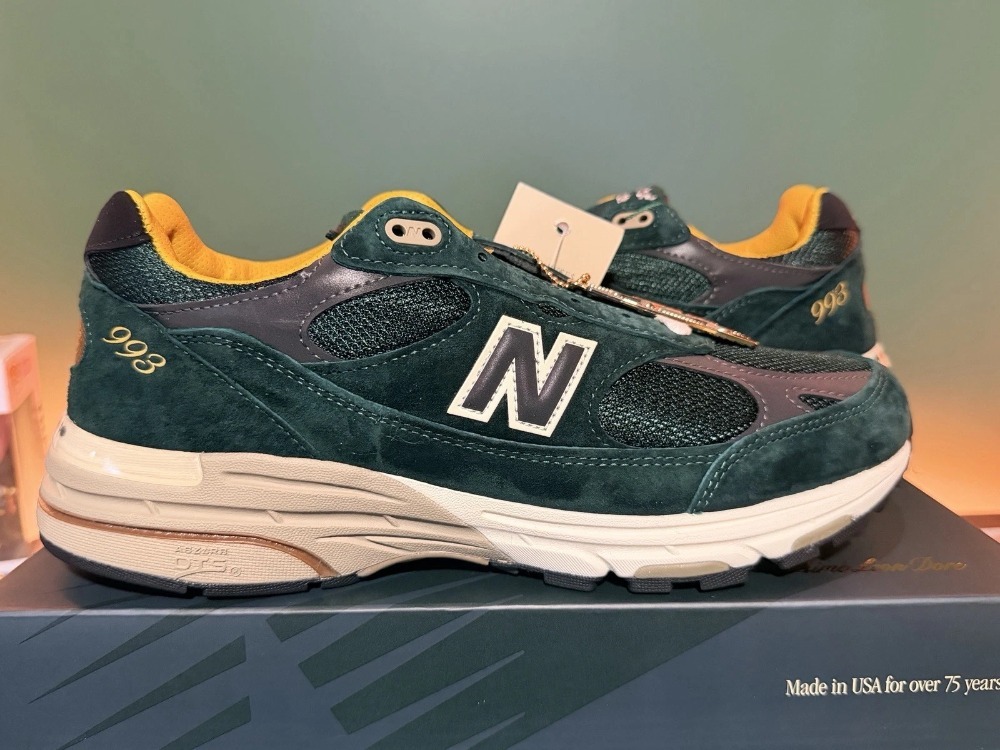 Aimé Leon Dore x New Balance 993 MiUSA Pine Grove — 42, Novo