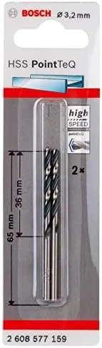 BROCA HSS POINT TEQ 3.2MM (2 PCS) BOSCH